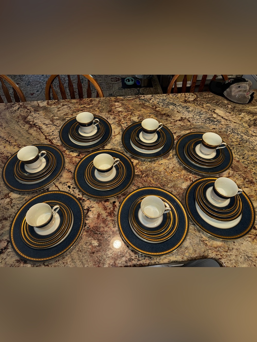 Mikasa Imperial Lapis L2826 5 piece place settings. $60 per setting. 8 available